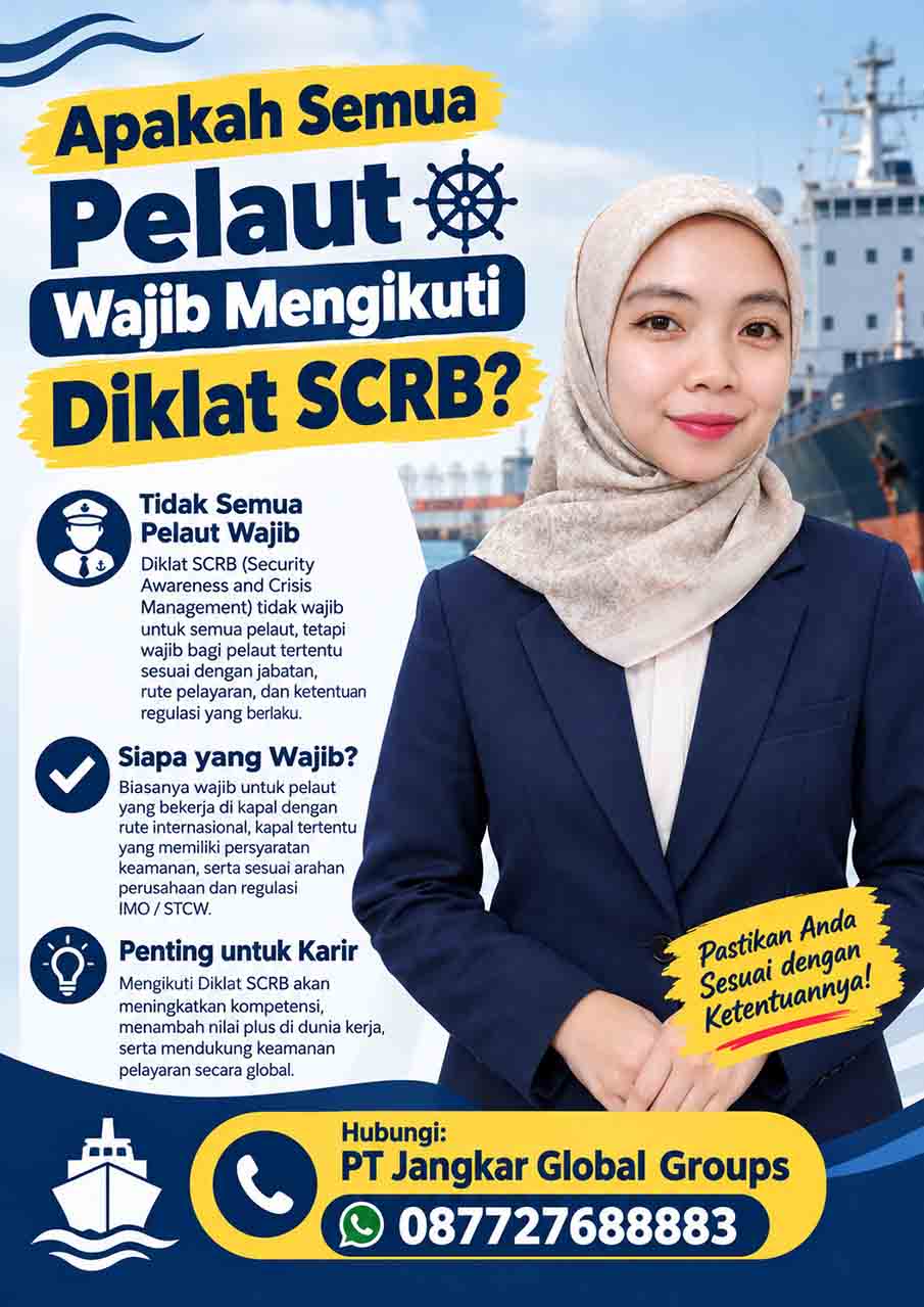 Apakah Semua Pelaut Wajib Mengikuti Diklat SCRB Apakah Semua Pelaut Wajib Mengikuti Diklat SCRB
