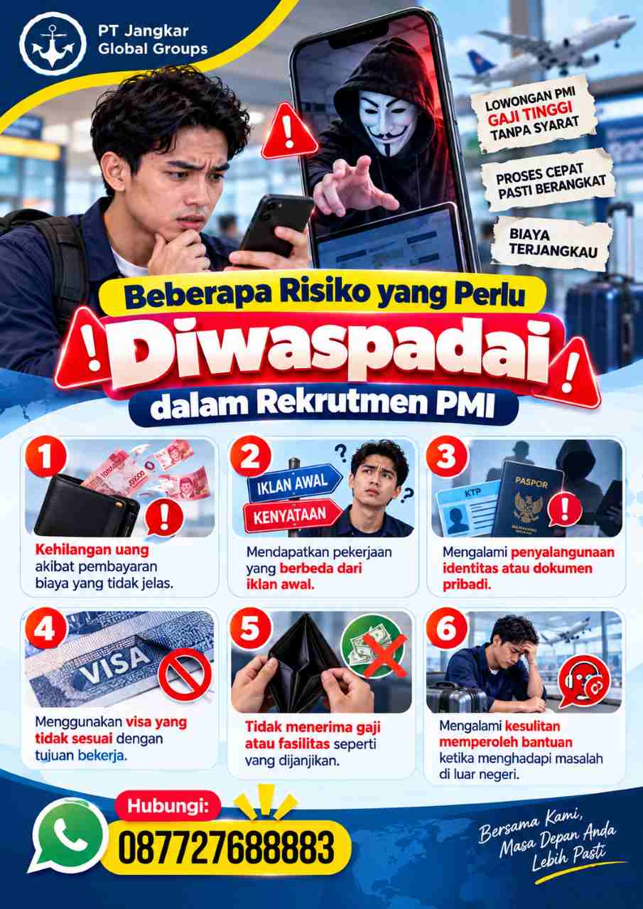 Beberapa risiko yang perlu diwaspadai oleh PMI