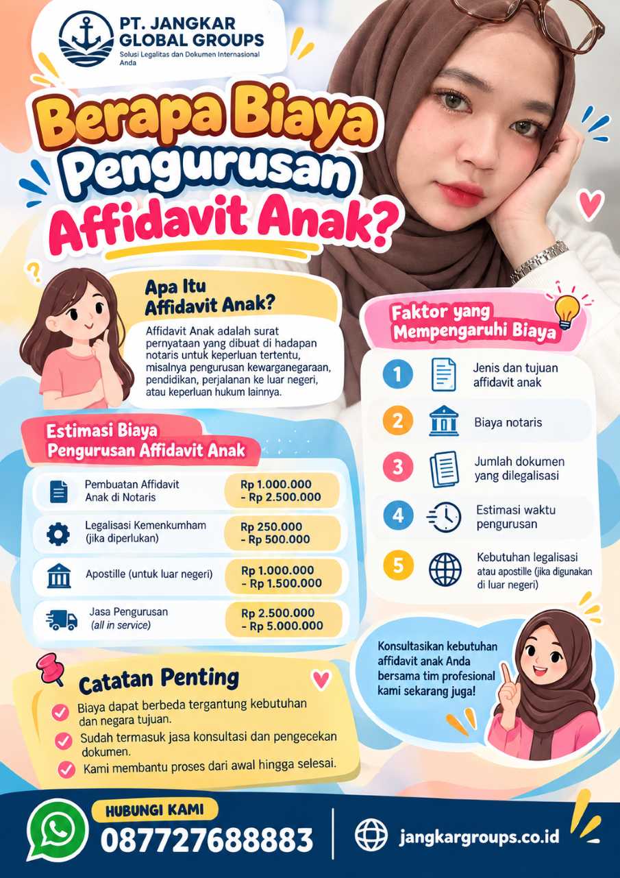 Berapa Biaya Pengurusan Affidavit Anak? Berapa Biaya Pengurusan Affidavit Anak?