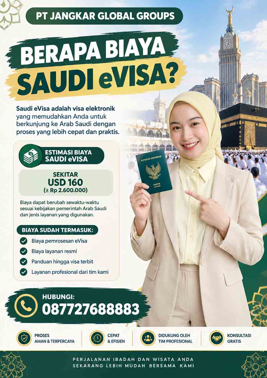Berapa Biaya Saudi eVisa?
