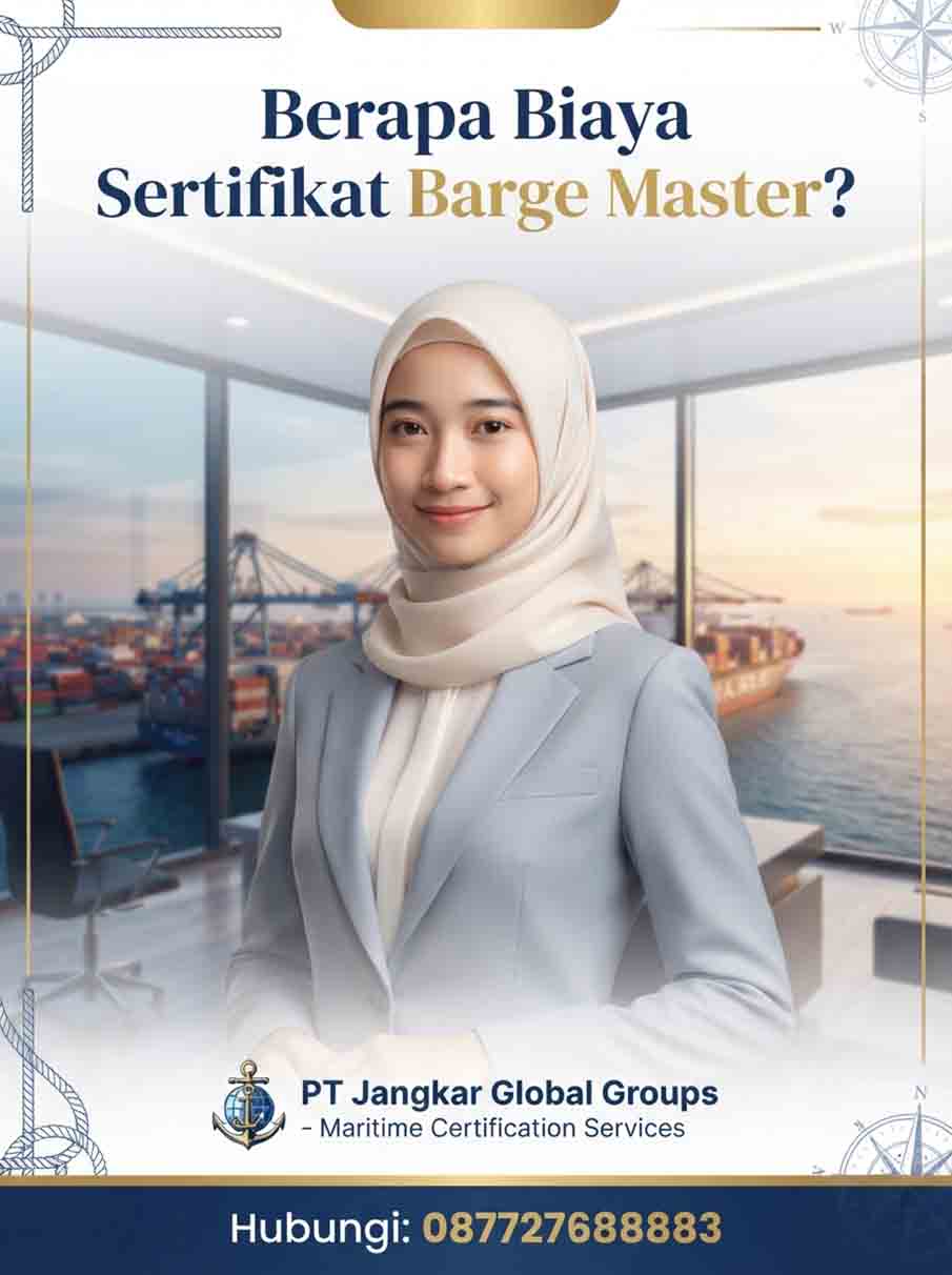 Berapa Biaya Sertifikat Barge Master