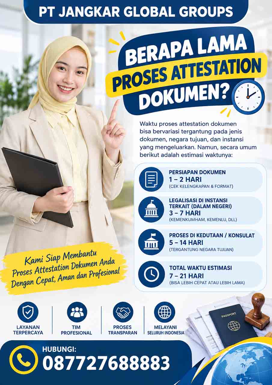 Berapa Lama Proses Attestation Dokumen?