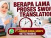 Berapa Lama Proses Sworn Translation