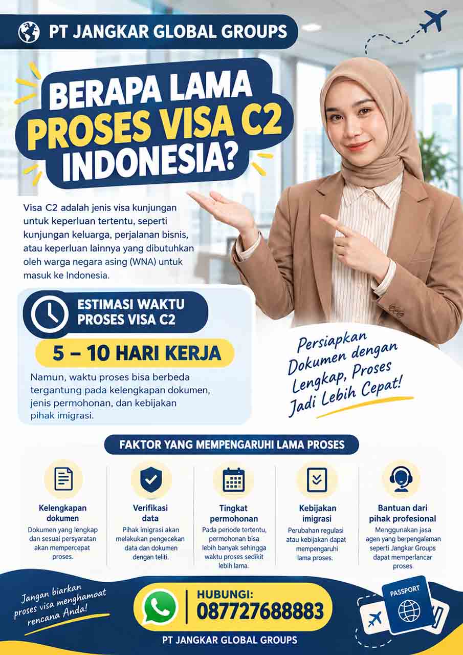 Berapa Lama Proses Visa C2 Indonesia?