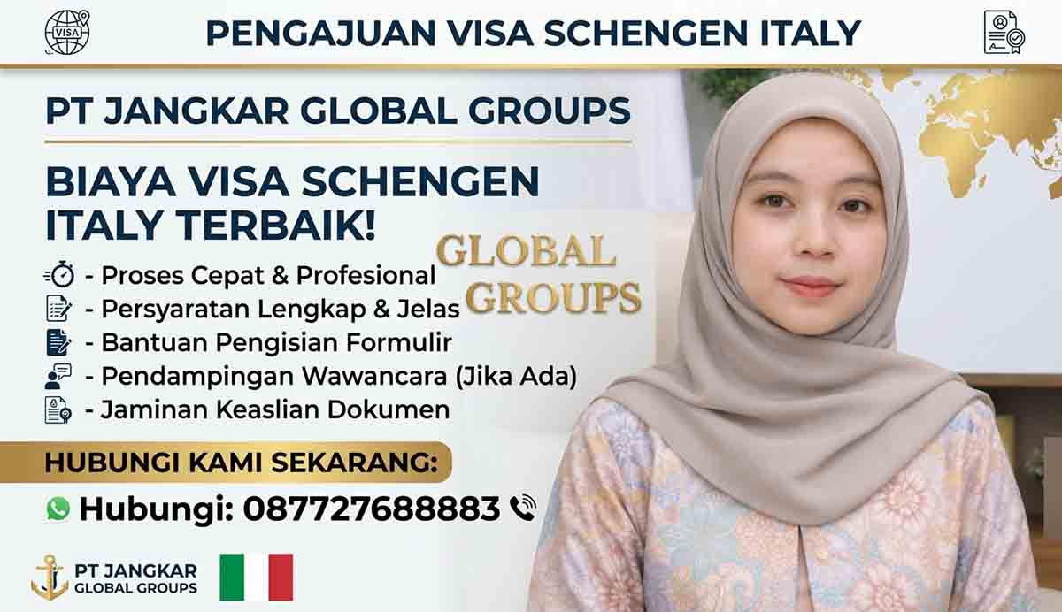Biaya Schengen Visa Italy