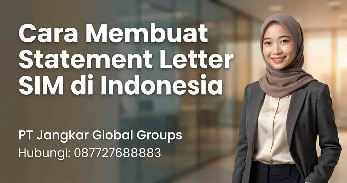 Cara Membuat Statement Letter SIM di Indonesia