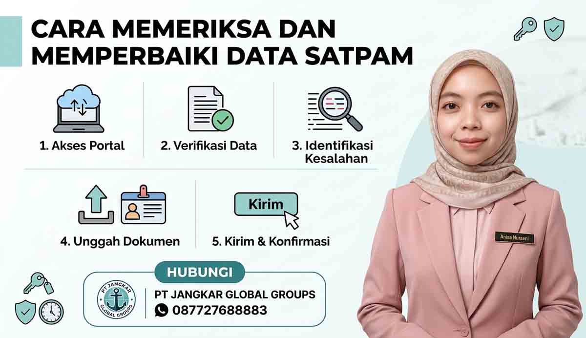 Cara Memeriksa dan Memperbaiki Data Satpam