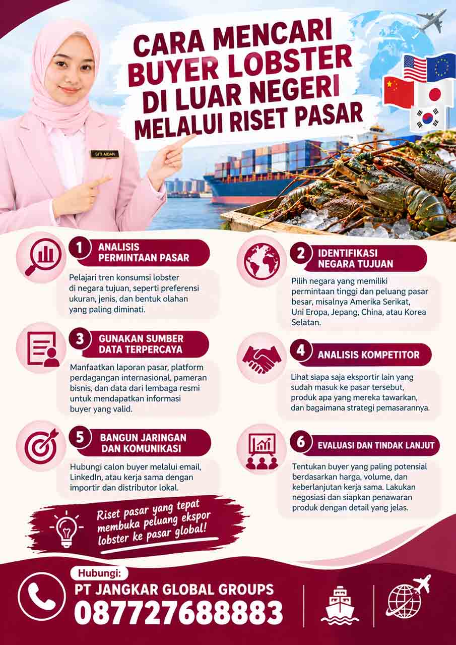 Cara Mencari Buyer Lobster di Luar Negeri Melalui Riset Pasar