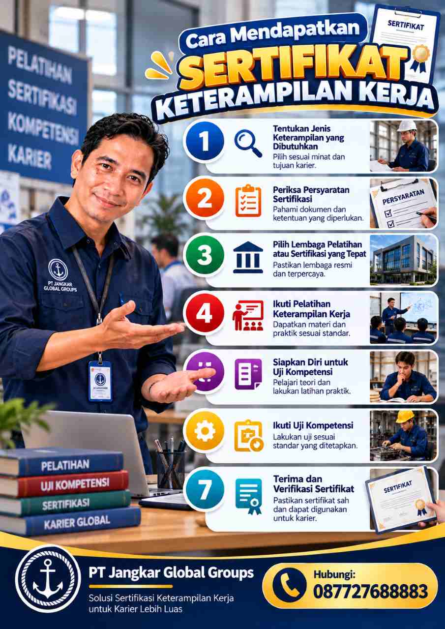 Cara Mendapatkan Sertifikat Keterampilan Kerja