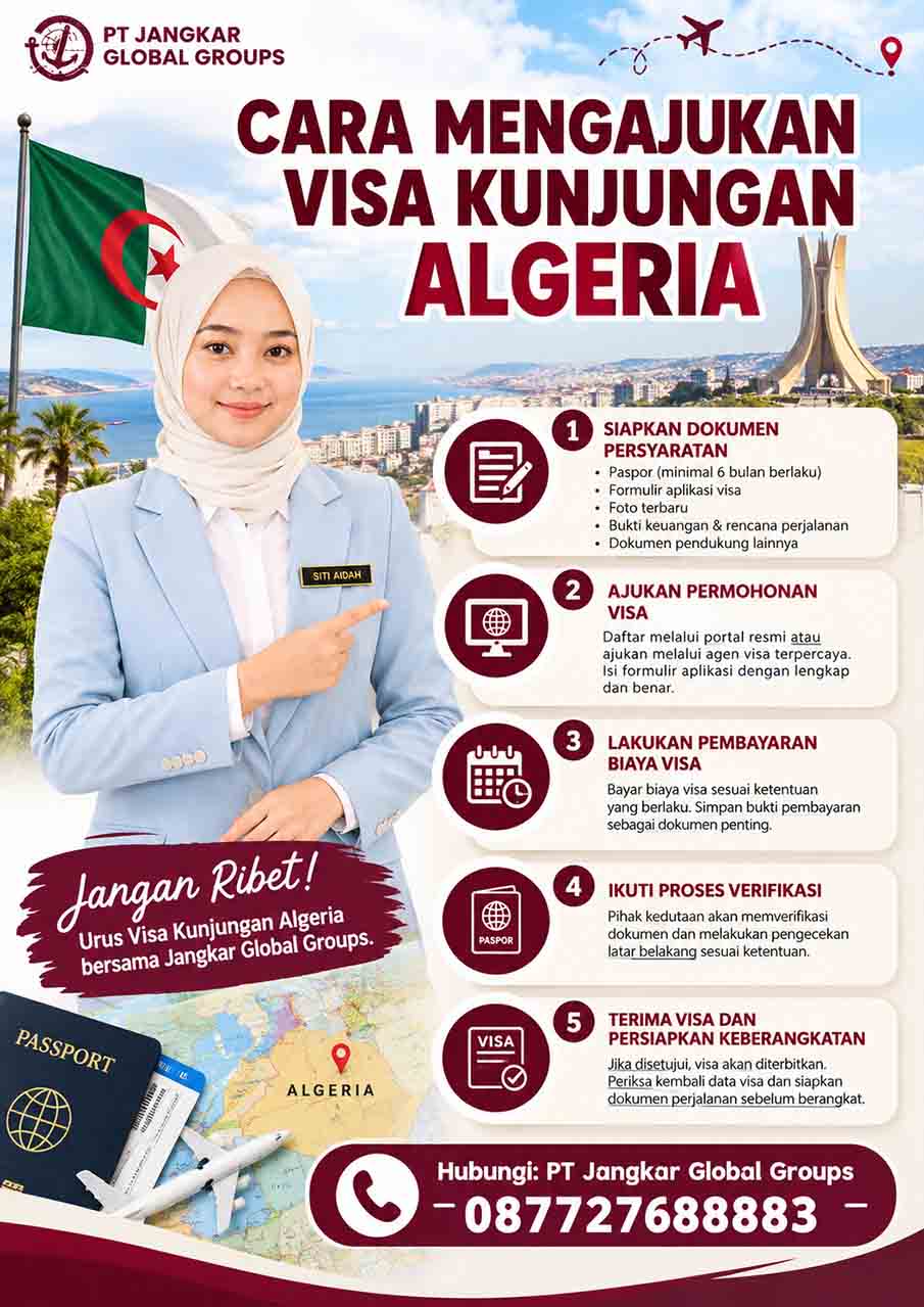 Cara Mengajukan Visa Kunjungan Algeria Cara Mengajukan Visa Kunjungan Algeria