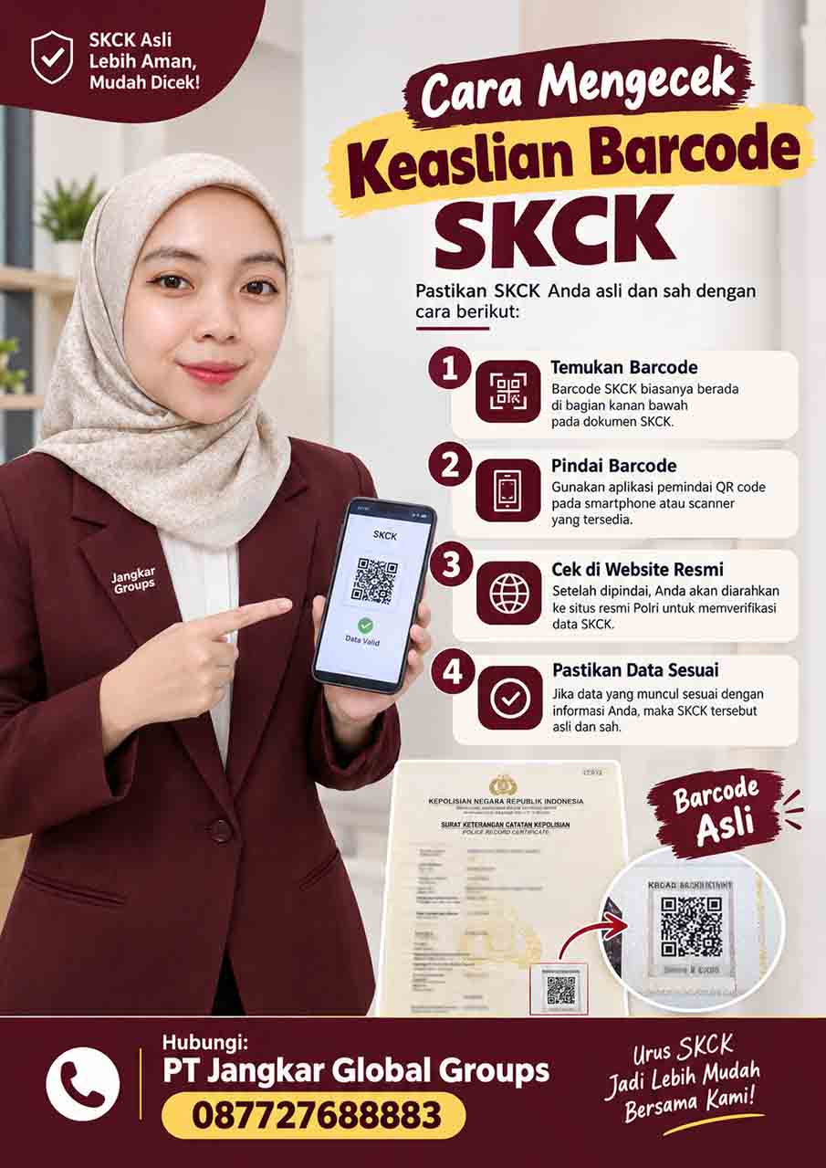 Cara Mengecek Keaslian Barcode SKCK Cara Mengecek Keaslian Barcode SKCK