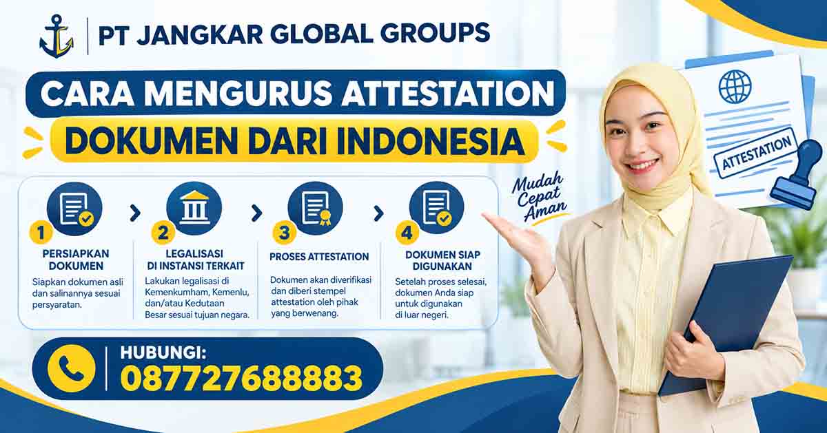 Cara Mengurus Attestation Dokumen dari Indonesia