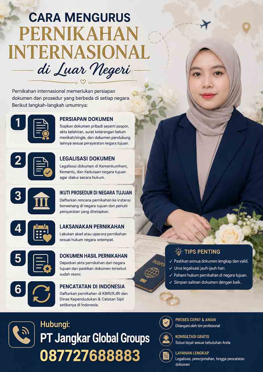 Cara Mengurus Pernikahan Internasional di Luar Negeri Cara Mengurus Pernikahan Internasional di Luar Negeri