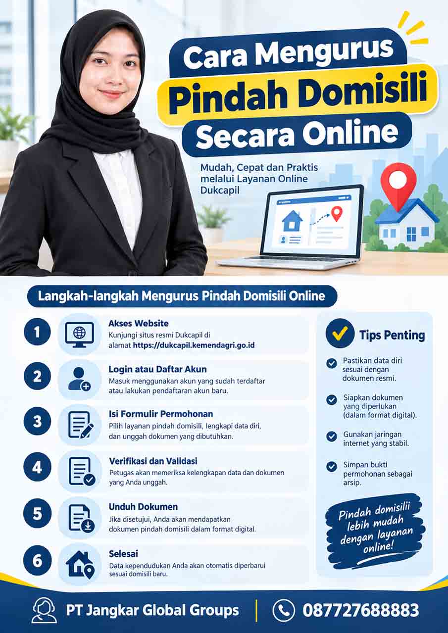 Cara Mengurus Pindah Domisili Secara Online