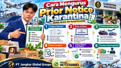 Cara Mengurus Prior Notice Karantina