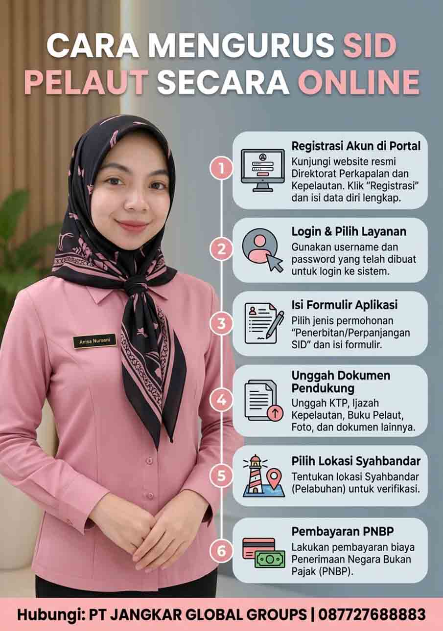 Cara Mengurus SID Pelaut Secara Online Cara Mengurus SID Pelaut Secara Online