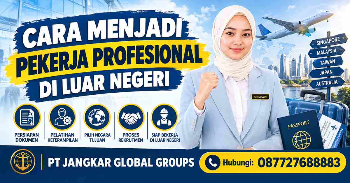 Cara Menjadi Pekerja Profesional di Luar Negeri