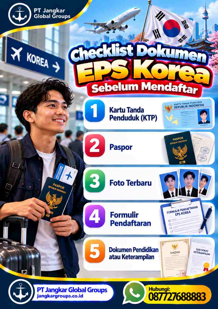 Checklist Dokumen EPS Korea Sebelum Mendaftar