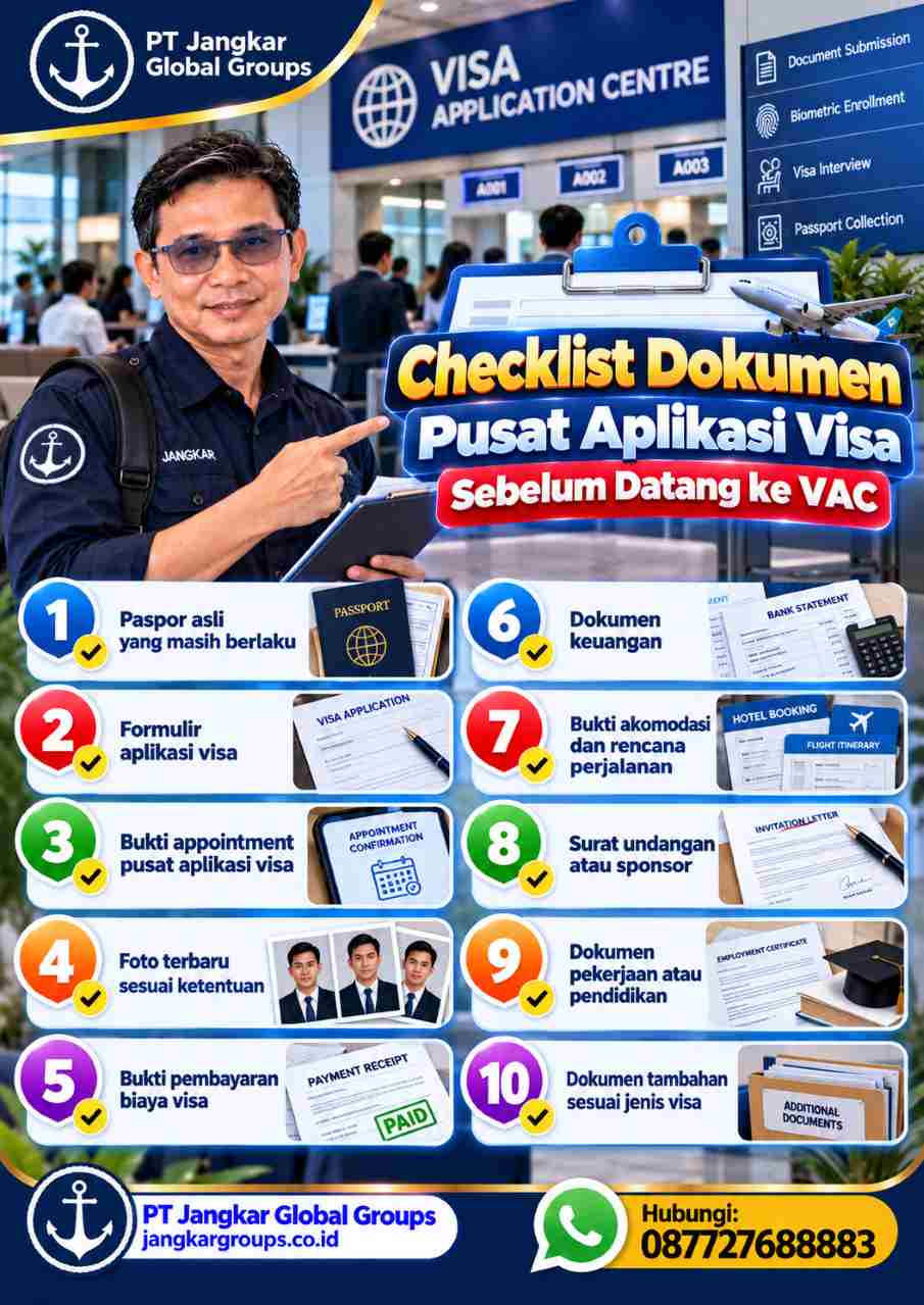 Checklist Dokumen Pusat Aplikasi Visa