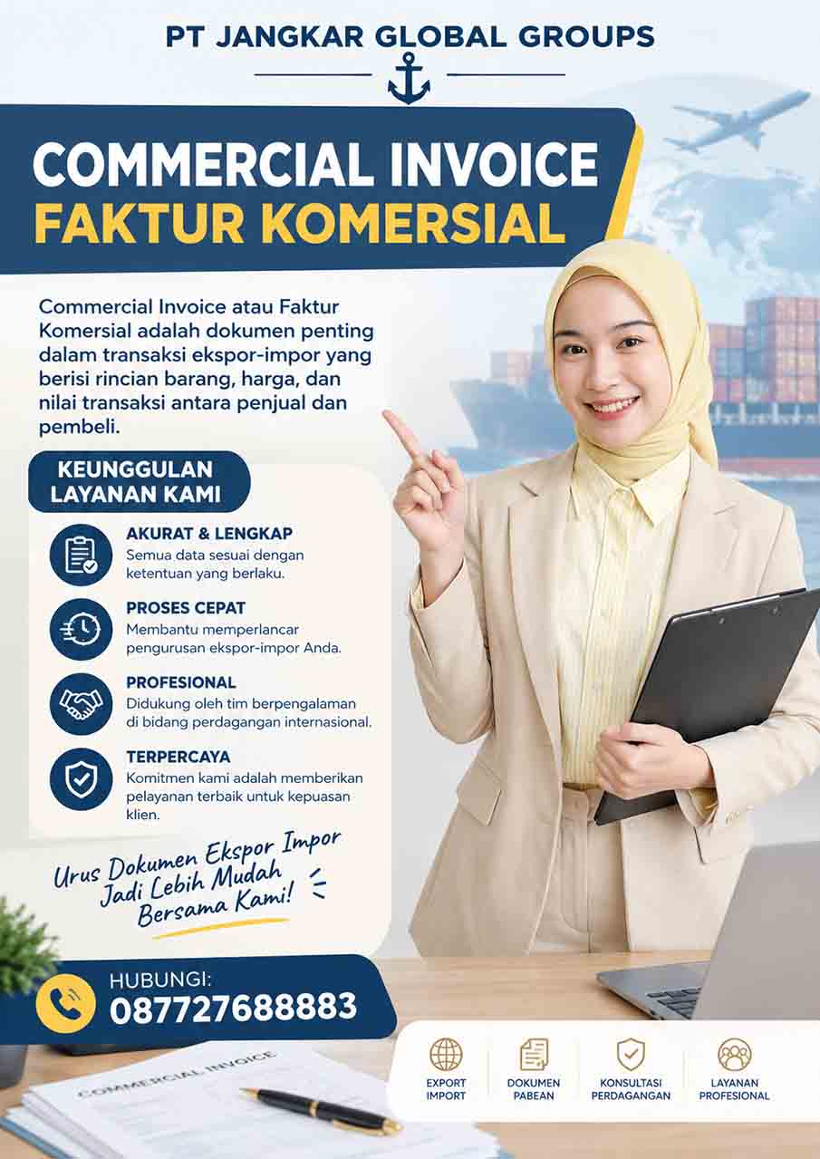 Commercial Invoice atau Faktur Komersial