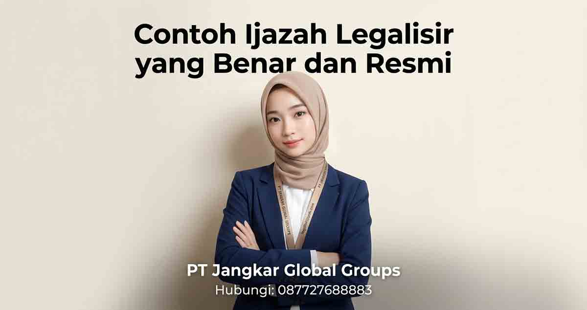Contoh Ijazah Legalisir yang Benar dan Resmi