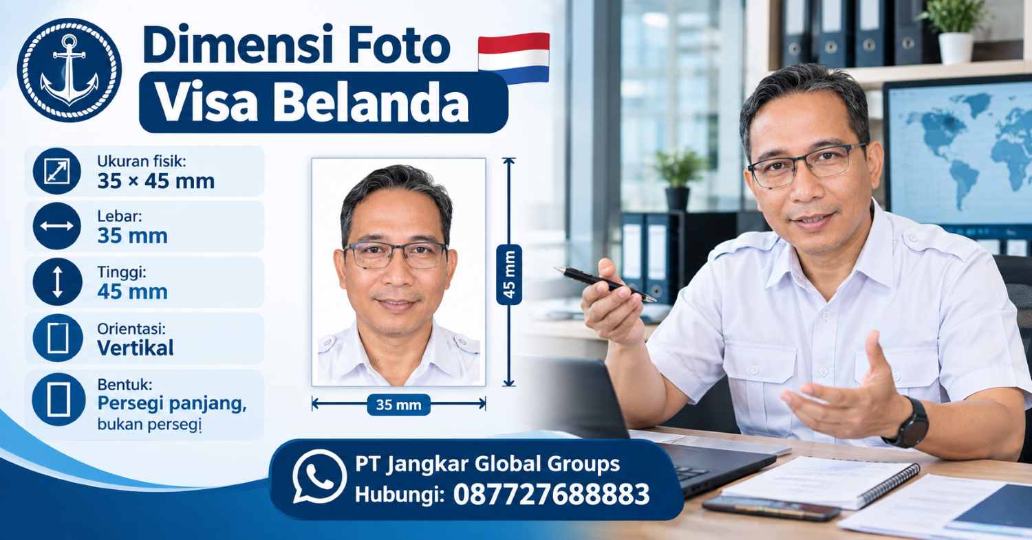 Dimensi Foto Visa Belanda