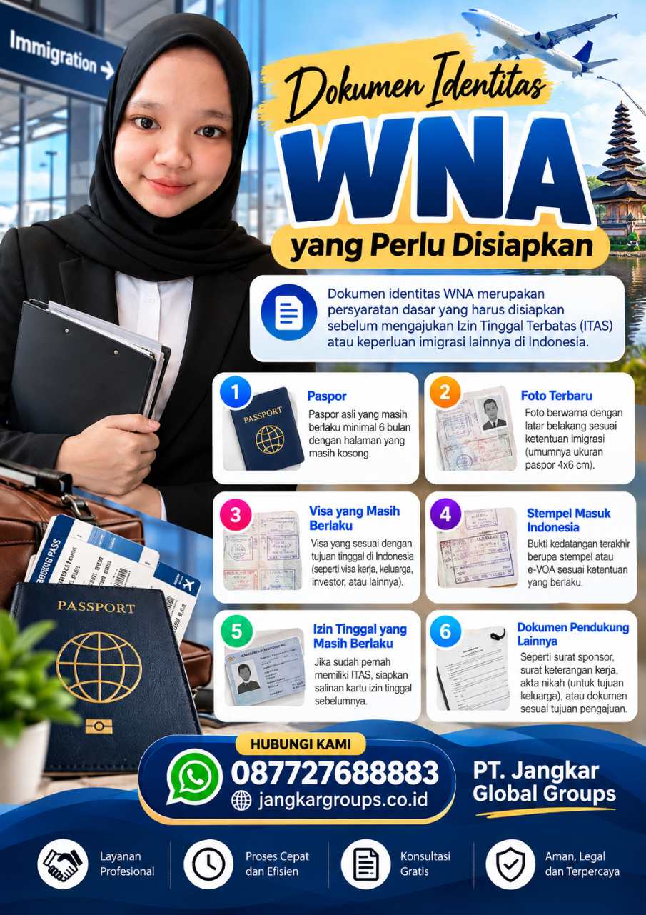 Dokumen Identitas WNA yang Perlu Disiapkan Dokumen Identitas WNA yang Perlu Disiapkan