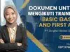 Dokumen untuk Mengikuti Training Basic CPR and First Aid