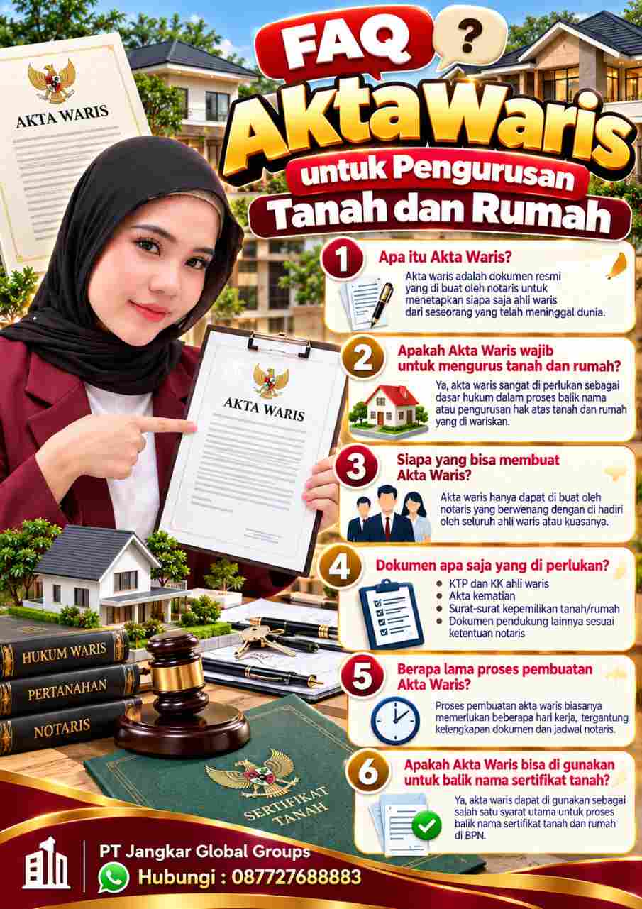 FAQ Akta Waris untuk Tanah dan Rumah
