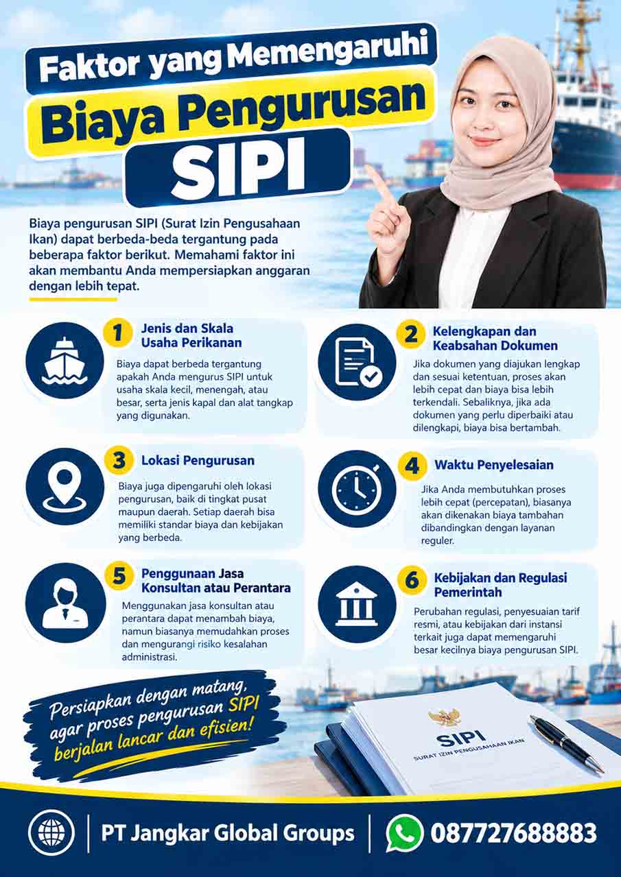 Faktor yang Memengaruhi Biaya Pengurusan SIPI
