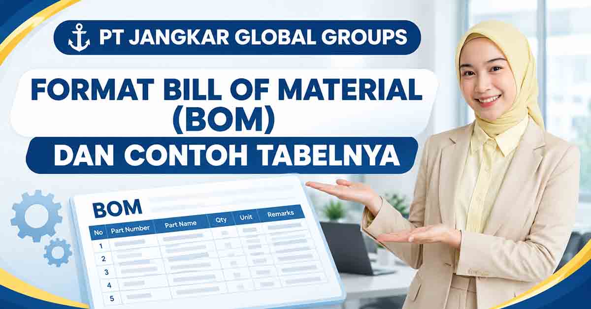 Format Bill of Material (BOM) dan Contoh Tabelnya