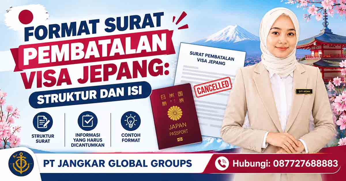 Format Surat Pembatalan Visa Jepang Struktur dan Isi