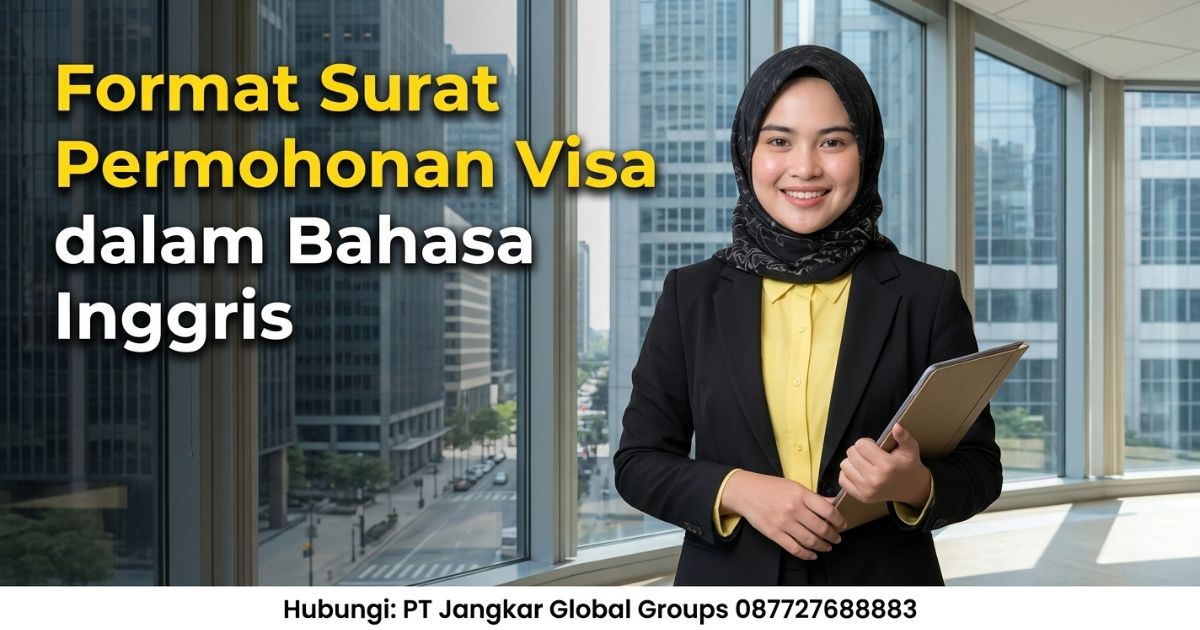 Format Surat Permohonan Visa dalam Bahasa Inggris