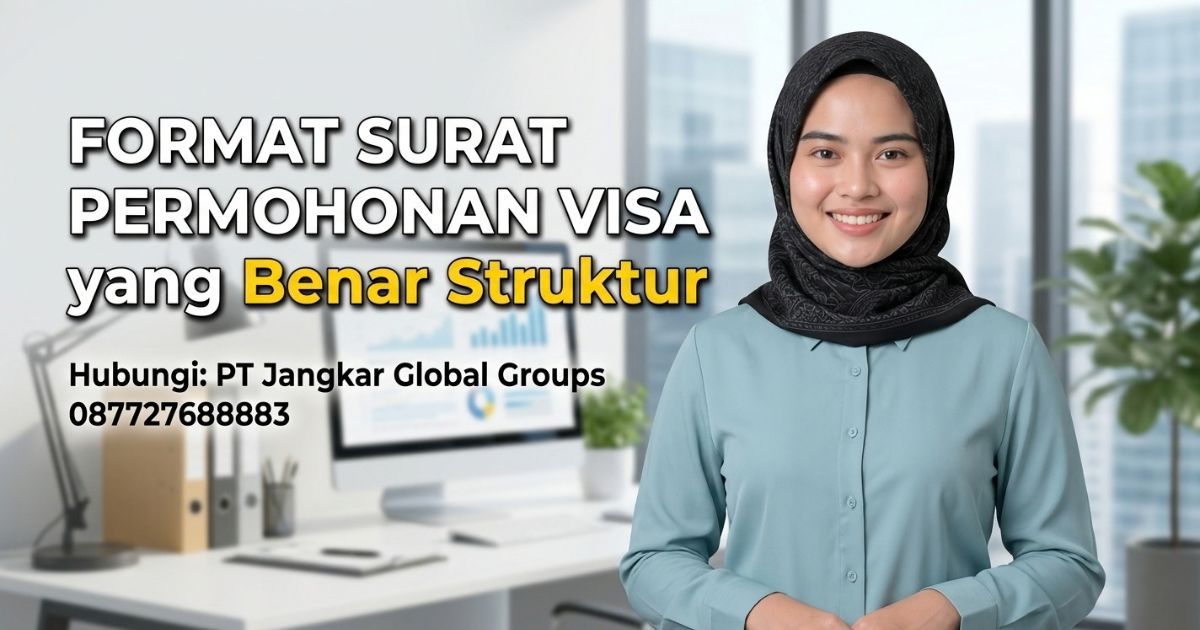 Format Surat Permohonan Visa yang Benar Struktur