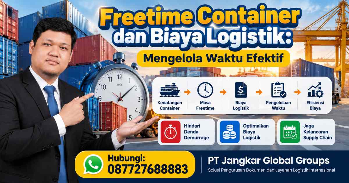Freetime Container dan Biaya Logistik Mengelola Waktu Efektif