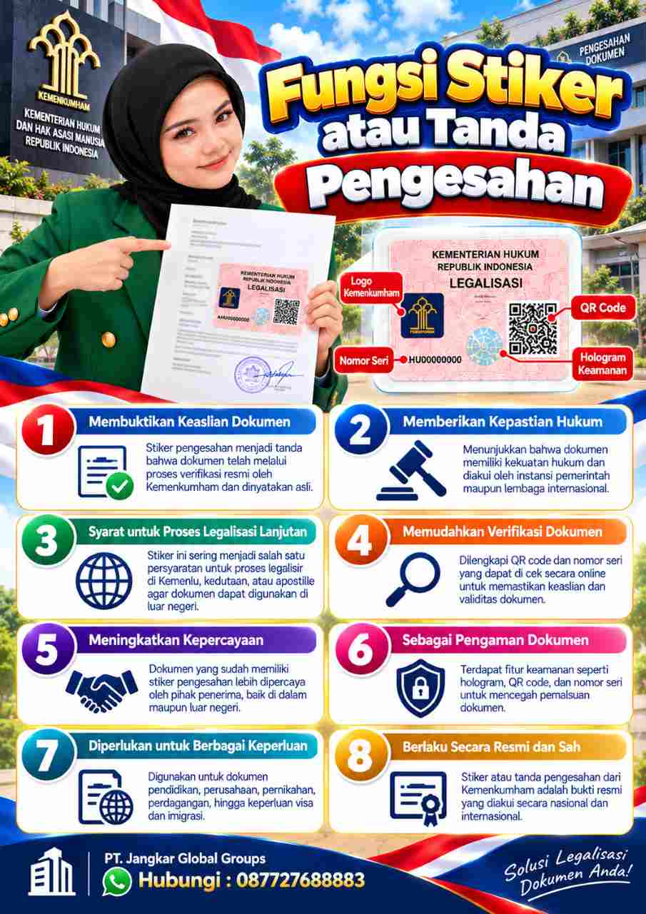 Fungsi Stiker Pengesahan Dokumen