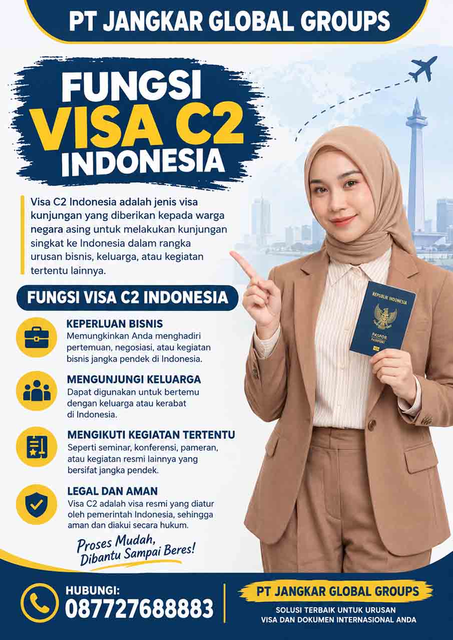 Fungsi Visa C2 Indonesia