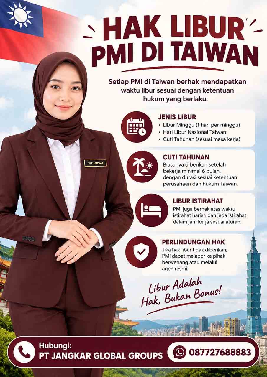 Hak Libur PMI di Taiwan