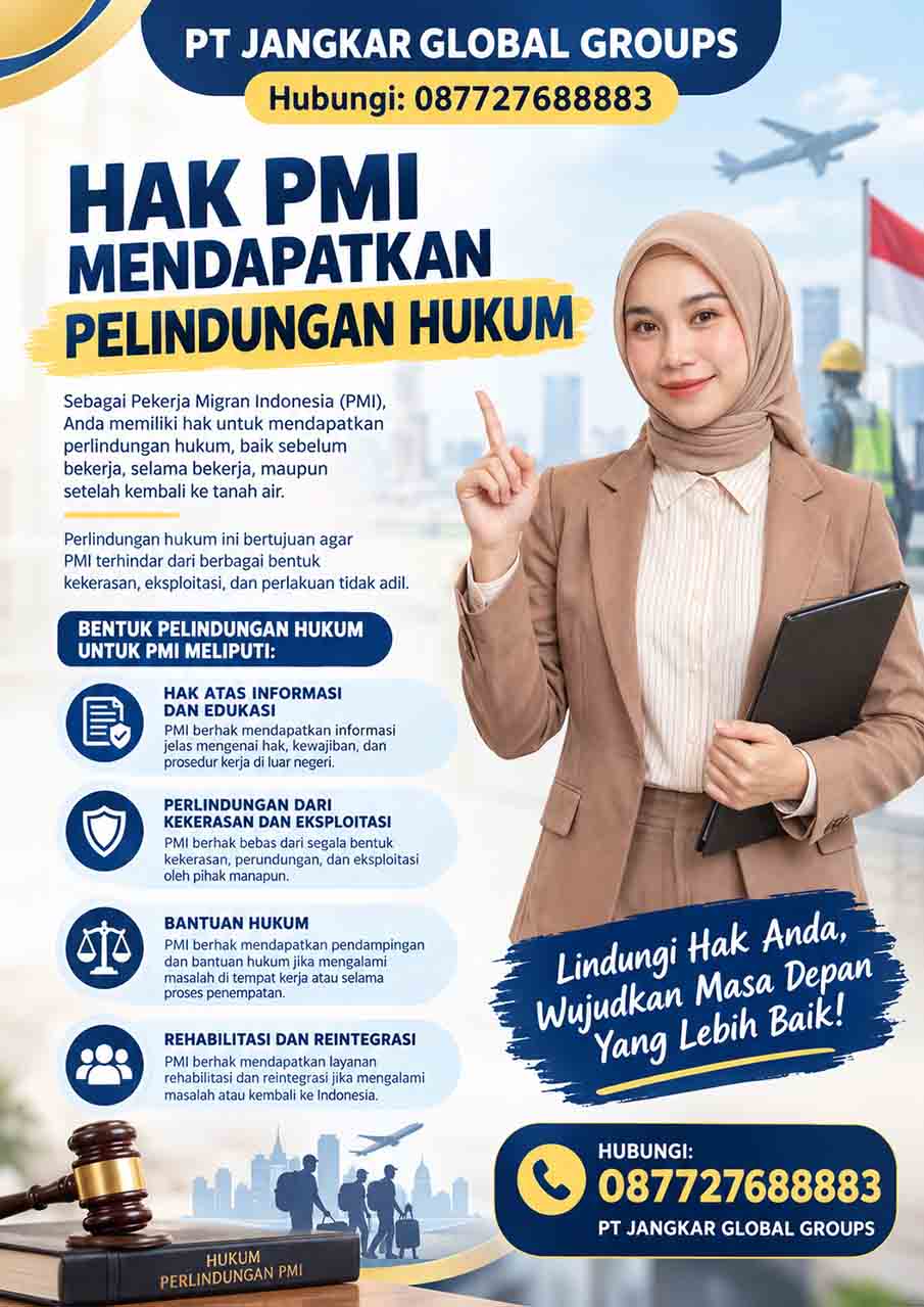 Hak PMI Mendapatkan Pelindungan Hukum