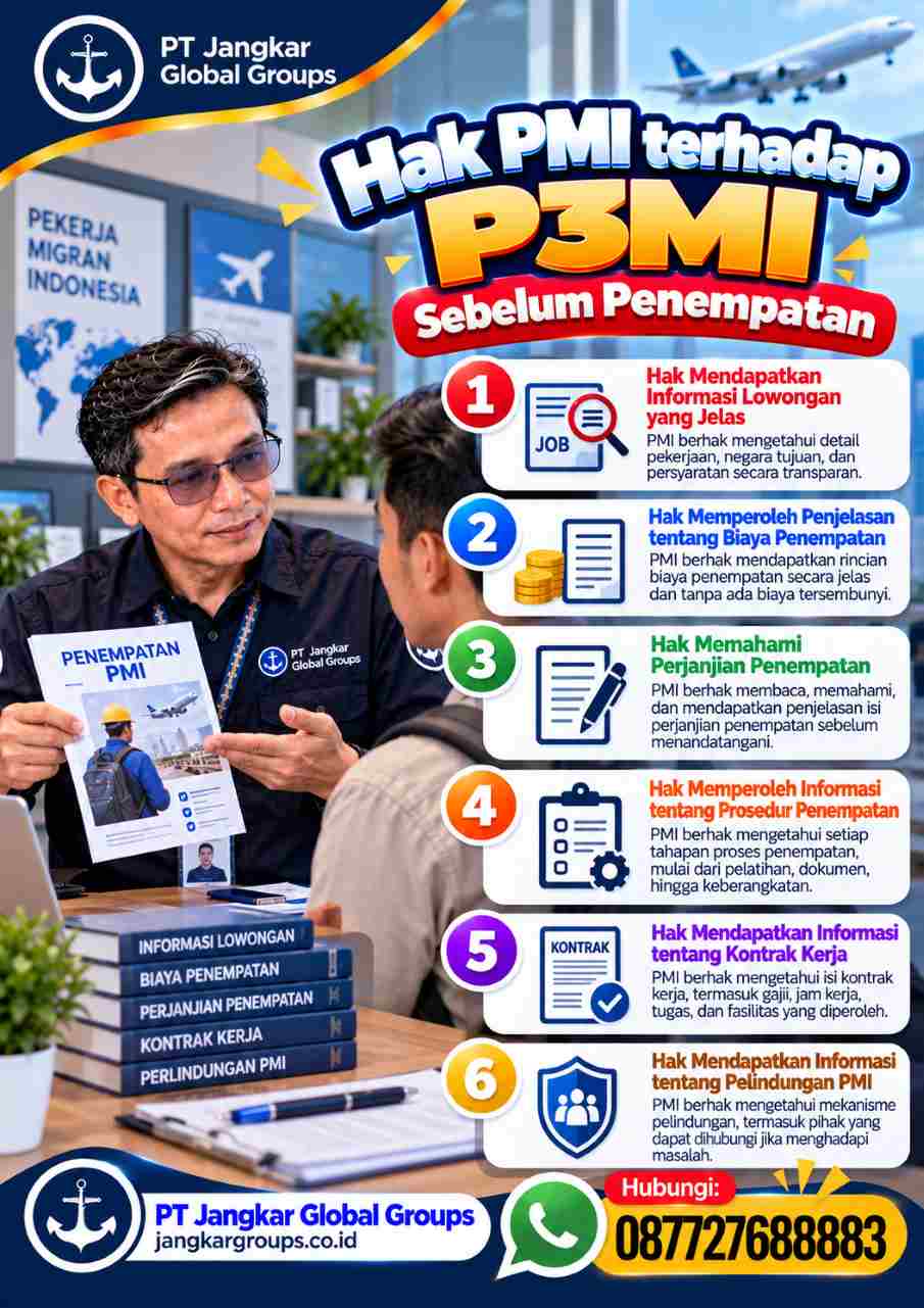 Hak PMI Sebelum Penempatan