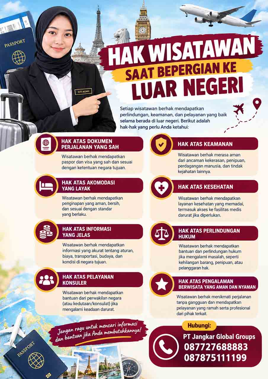 Hak Wisatawan Saat Bepergian ke Luar Negeri