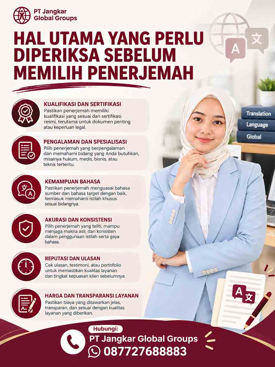 Hal Utama yang Perlu Diperiksa Sebelum Memilih Penerjemah