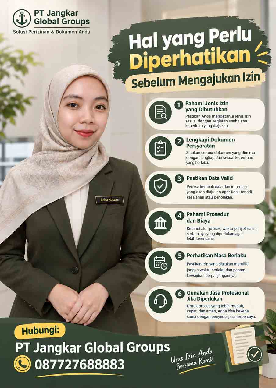 Hal yang Perlu Diperhatikan Sebelum Mengajukan Izin Hal yang Perlu Diperhatikan Sebelum Mengajukan Izin