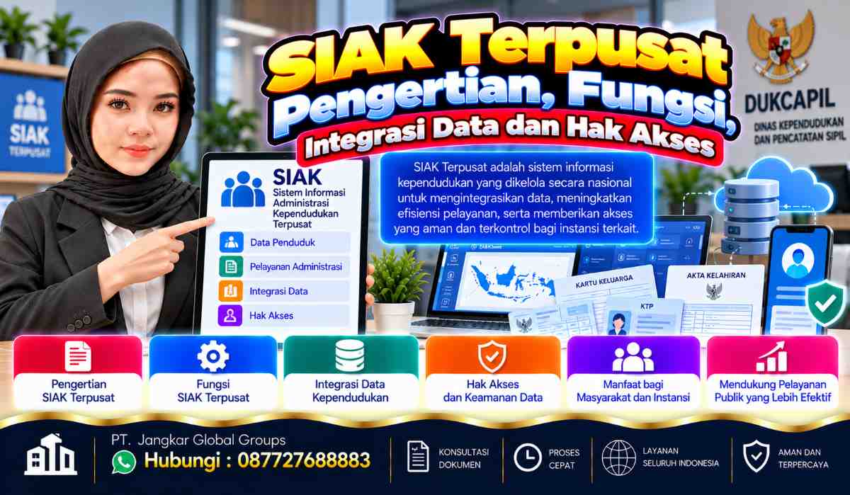 Infografis SIAK Terpusat Modern