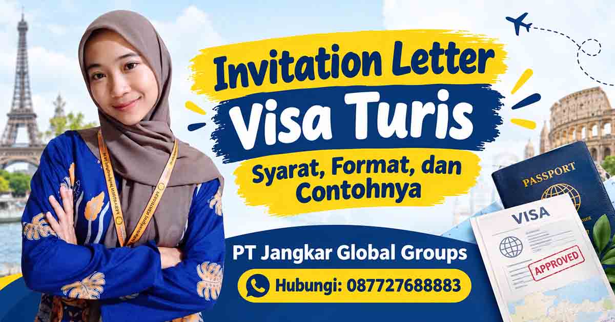 Invitation Letter Visa Turis Syarat, Format, dan Contohnya