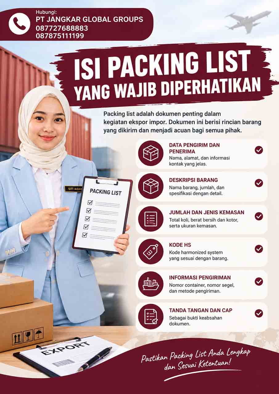 Isi Packing List yang Wajib Diperhatikan