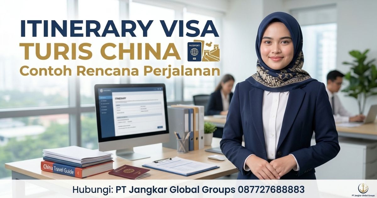 Itinerary Visa Turis China Contoh Rencana Perjalanan