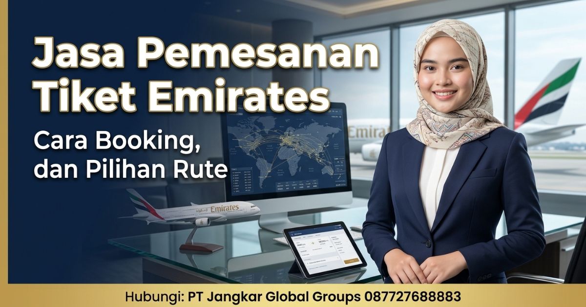 Jasa Pemesanan Tiket Emirates Cara Booking, dan Pilihan Rute