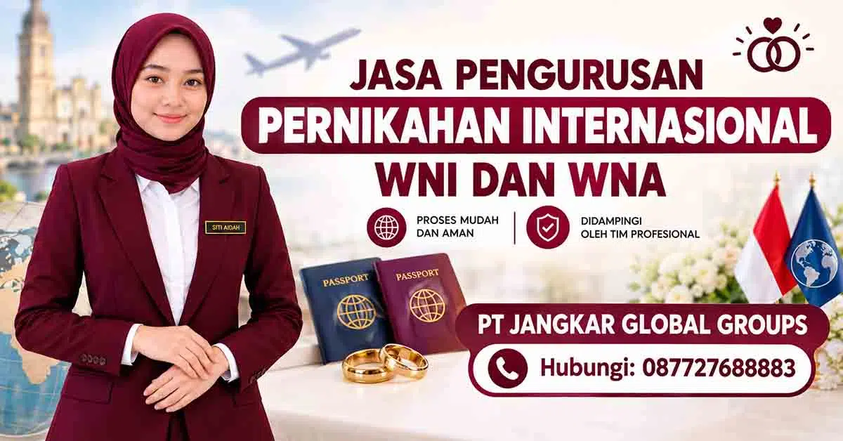 Jasa Pengurusan Pernikahan Internasional WNI dan WNA