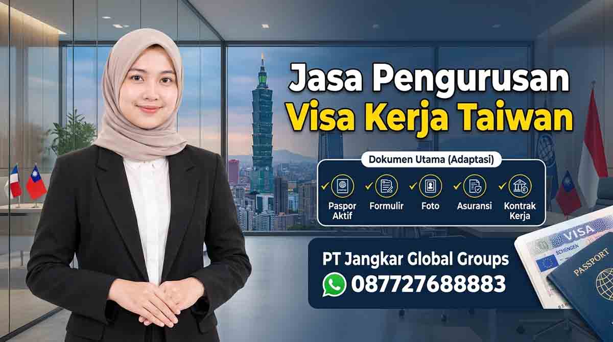 Jasa Pengurusan Visa Kerja Taiwan